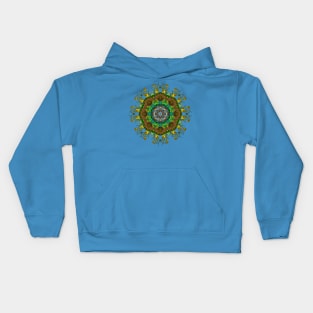 Snapping Turtle Kaleidoscope Kids Hoodie